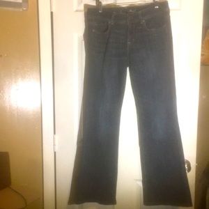 American Eagle stretch boot leg flare Jean size 10
